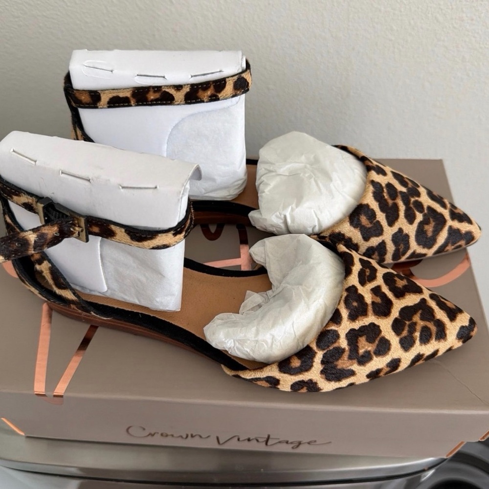 Crown Vintage Evalinda Leopard Print Women's Shoes